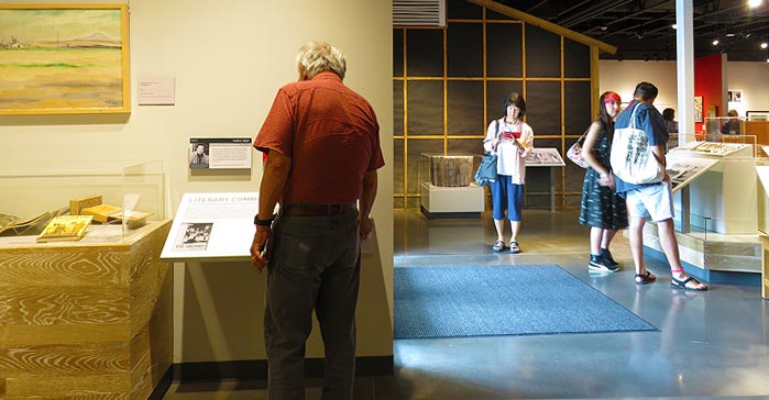 Visitors in the Topaz Museum